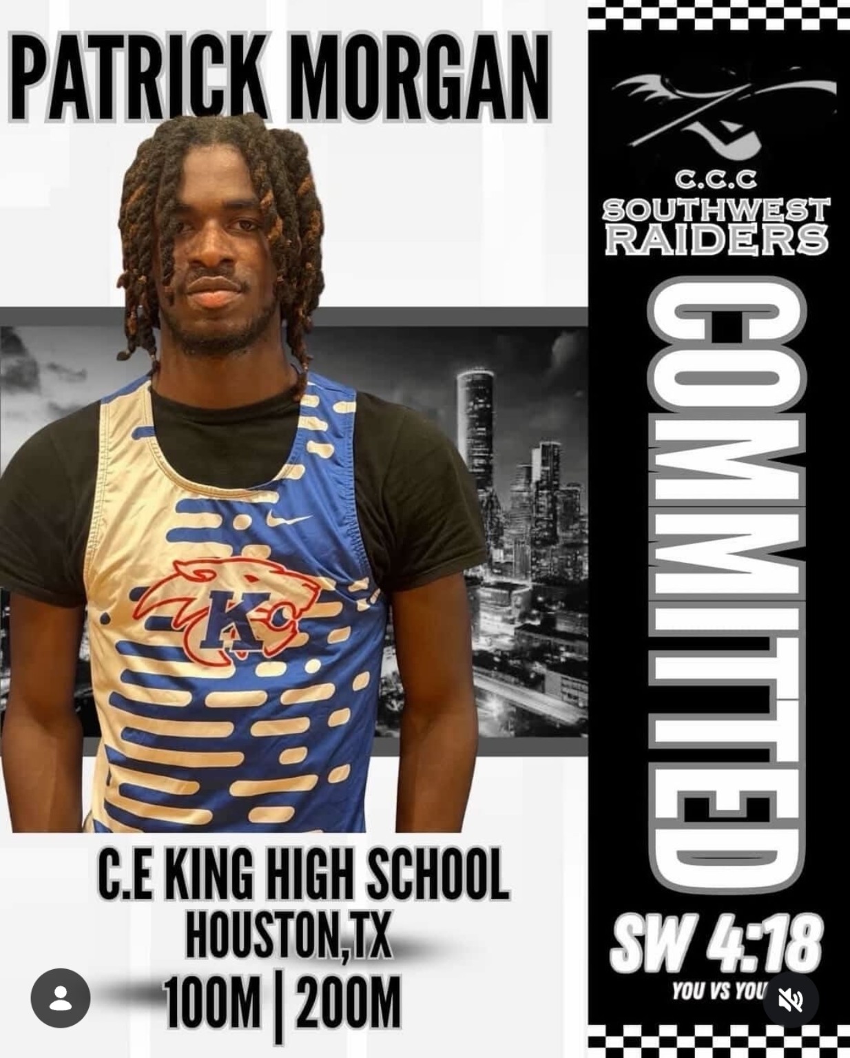 Patrick Morgan β C.C.C. Southwest Raiders