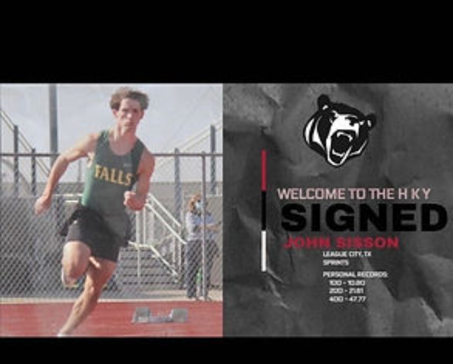 John Sisson β College details to confirm