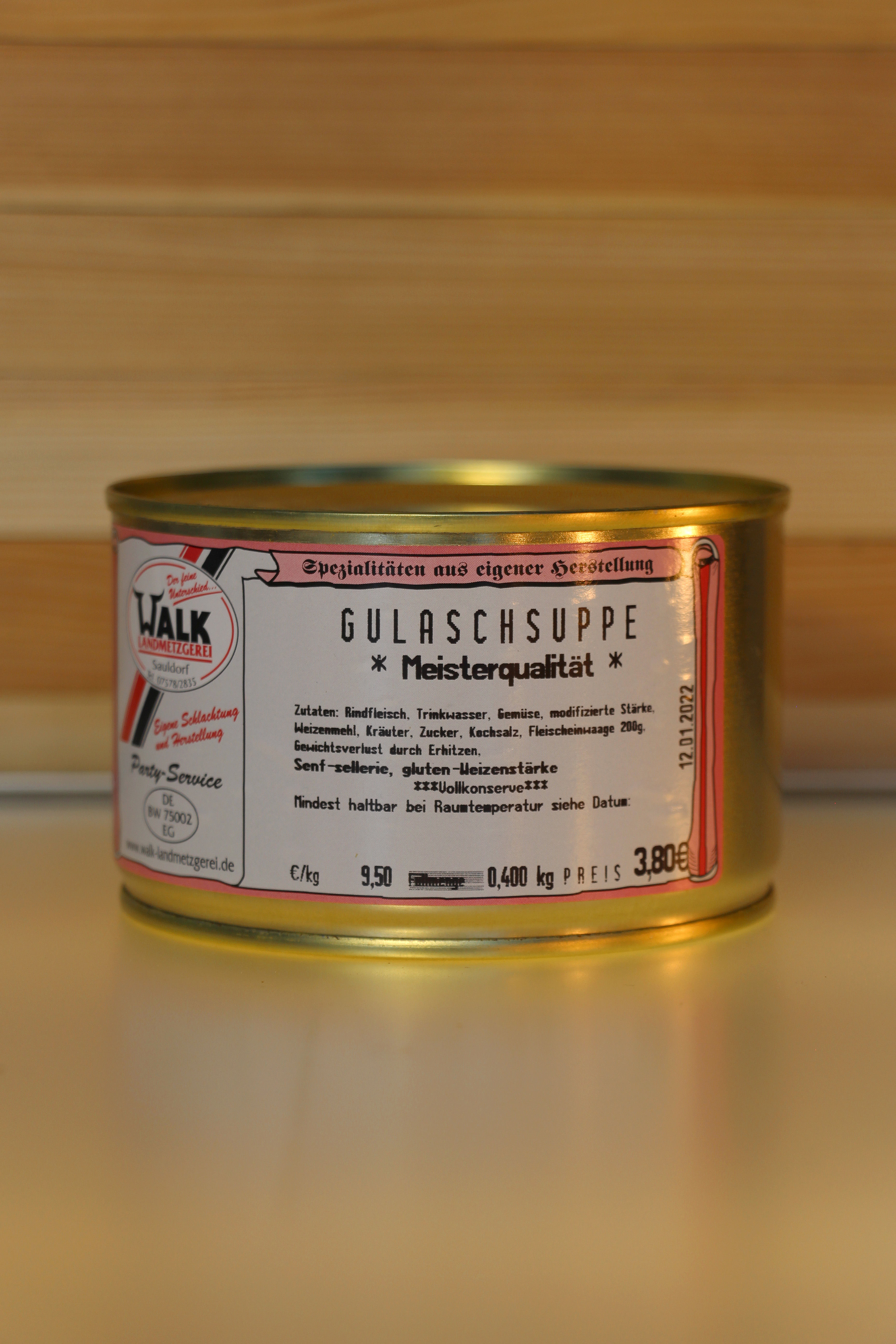 Metzgerei Walk - Gulaschsuppe (gross)
