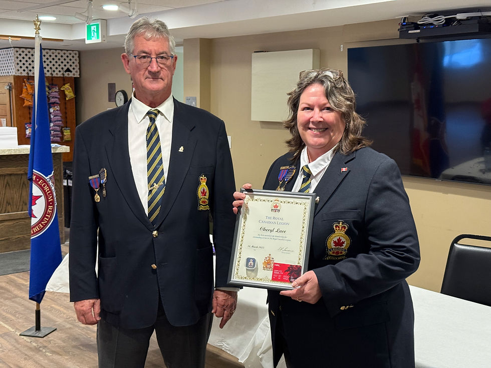 Cheryl Lace receiving her Life Membership