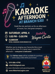 (4-Apr) Special Karaoke Afternoon Event