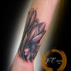 Floral tattoo
