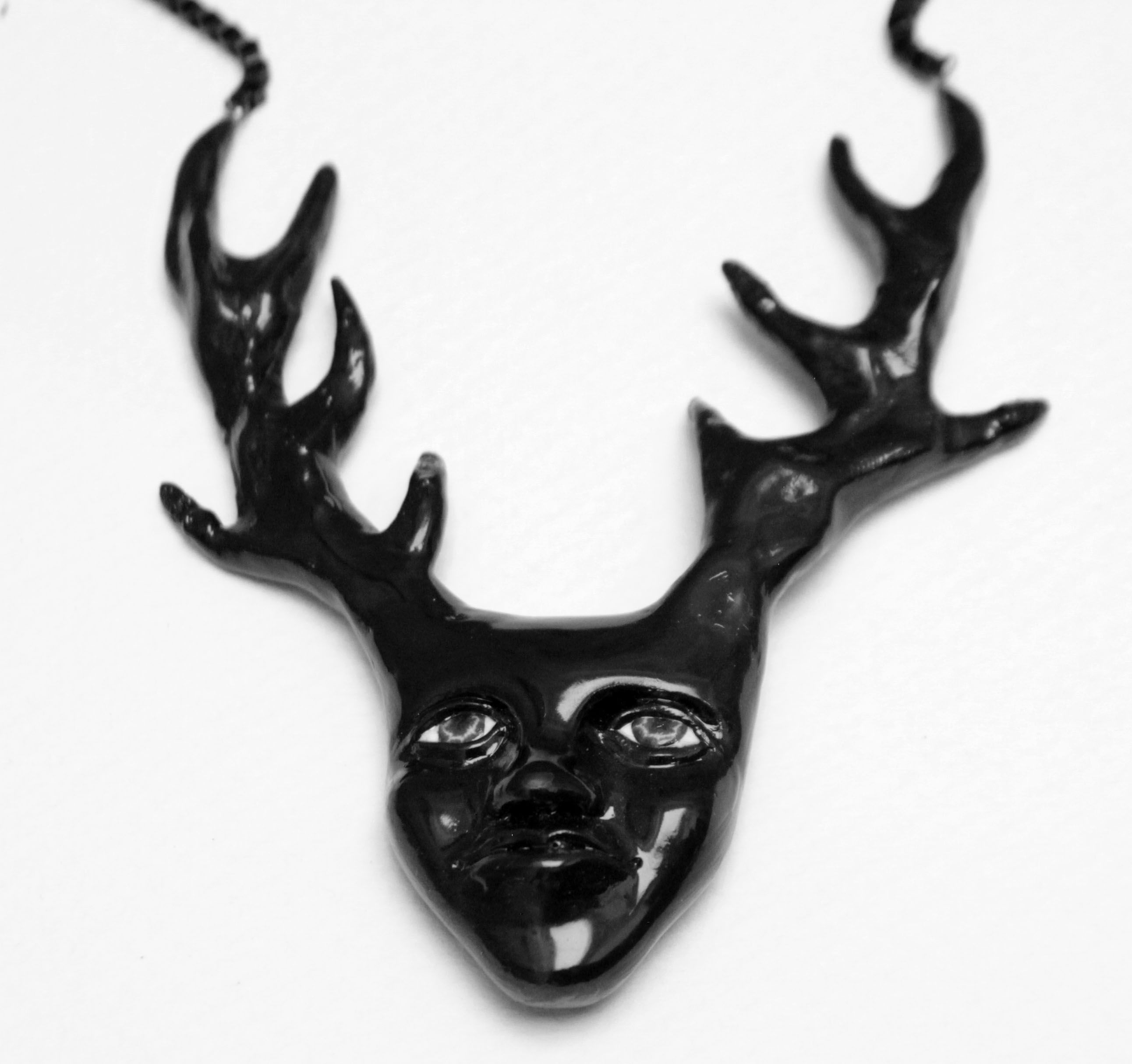 BLACK DEER PENDANT
