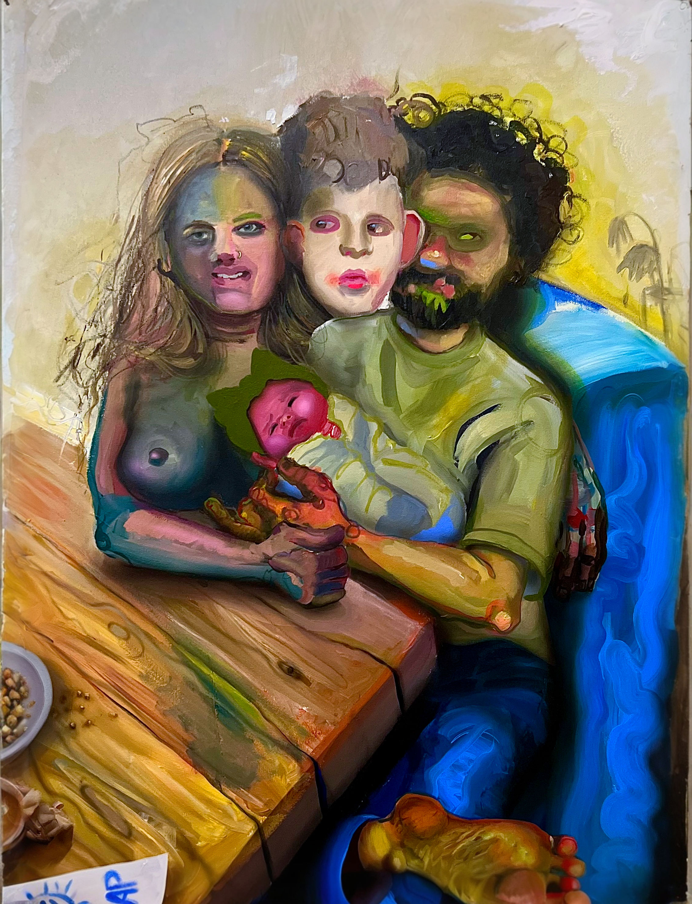 Morales Family Portrait (Milkmaid) - print