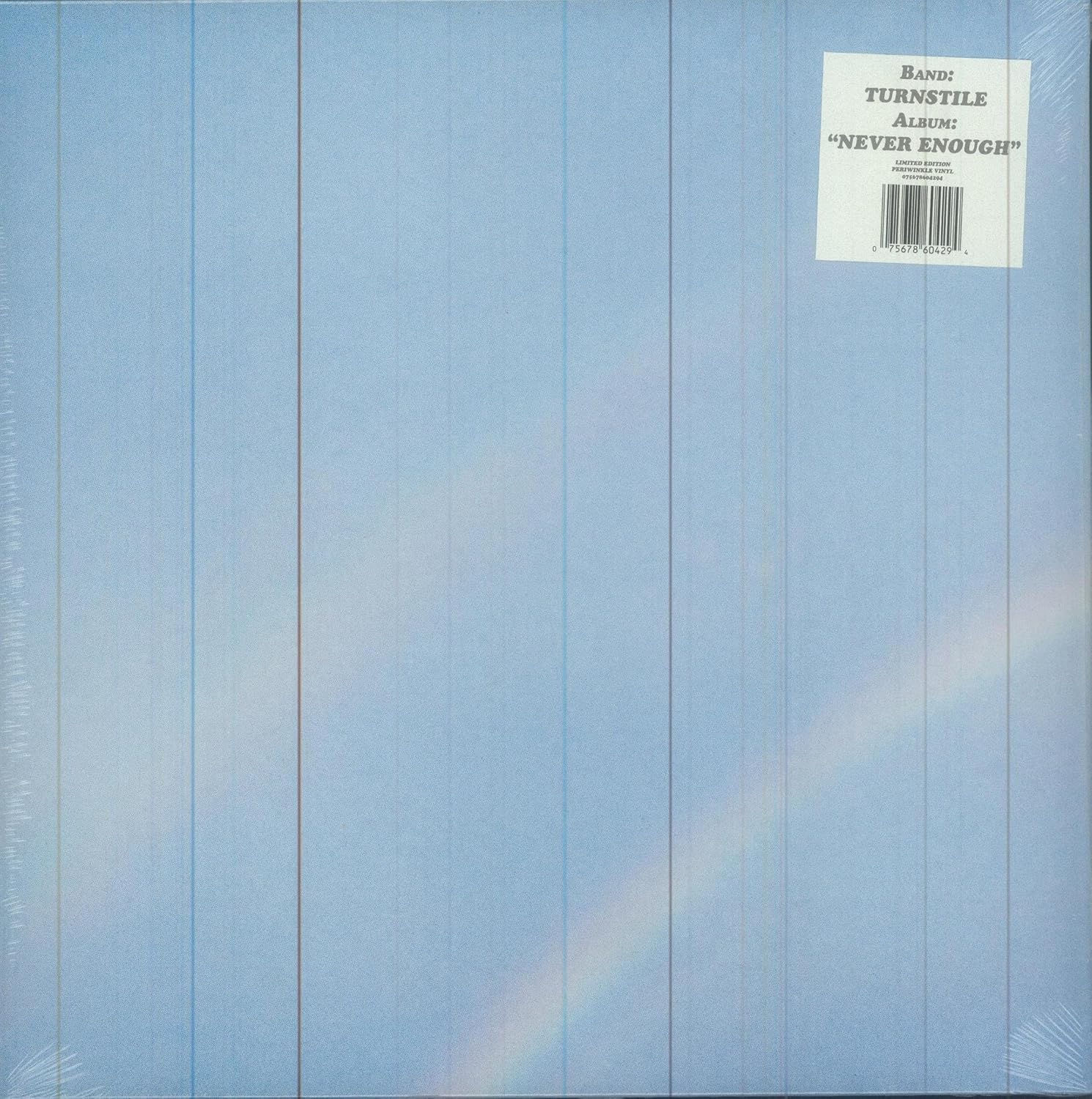 Turnstile–Never Enough (Limited Edition, Periwinkle Translucent Vinyl)