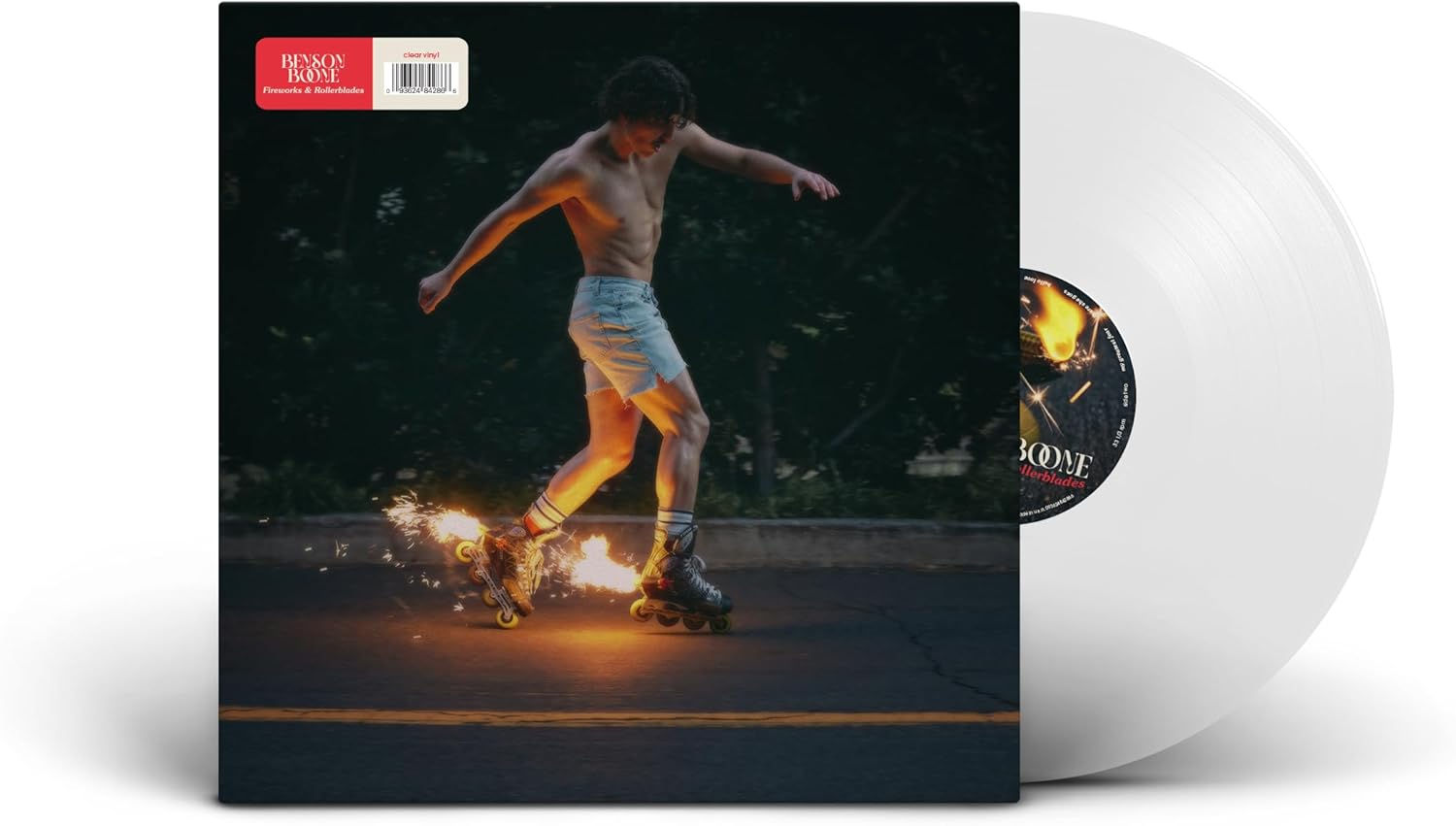 Benson Boone-Fireworks & Rollerblades (Clear Vinyl)
