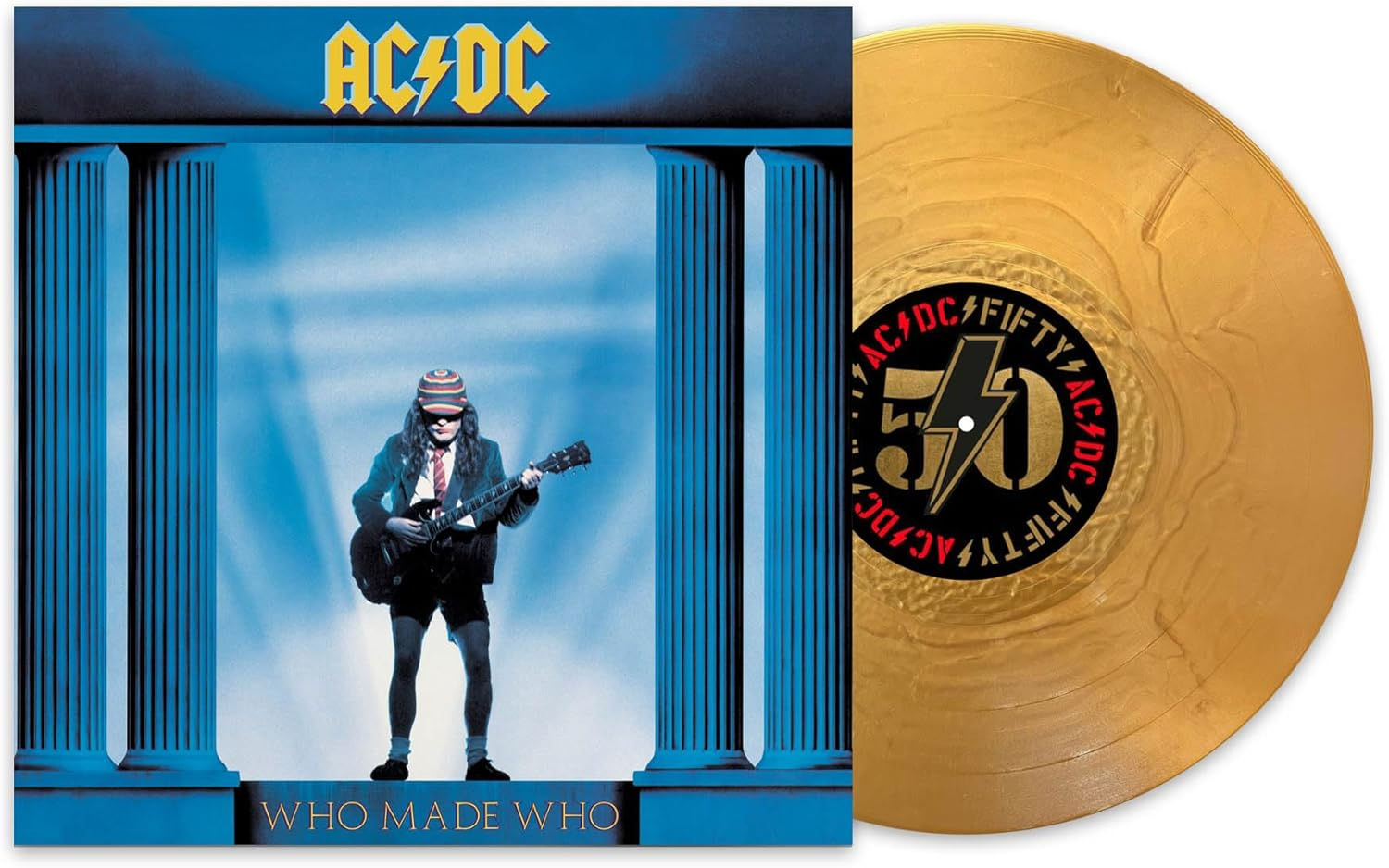 AC/DC–Who Made Who (50th Anniversary Gold Color Vinyl)