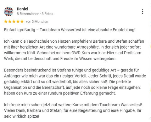 Daniel Google bewertung