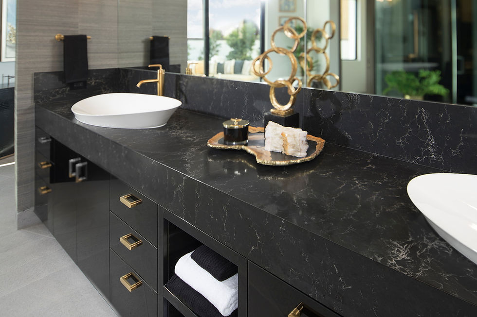 Thumbnail: Caesarstone 5100 Vanilla Noir (Polished)