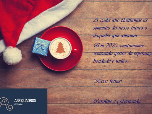 Recesso de final de ano - 23/12/2019 a 05/01/2020