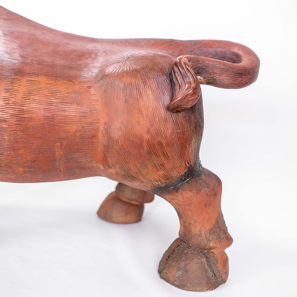 Thumbnail: Folk Art Terracotta Buffalo
