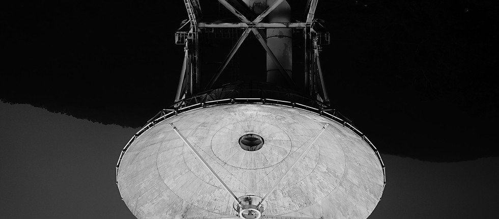 satellite space station, radar, upside down