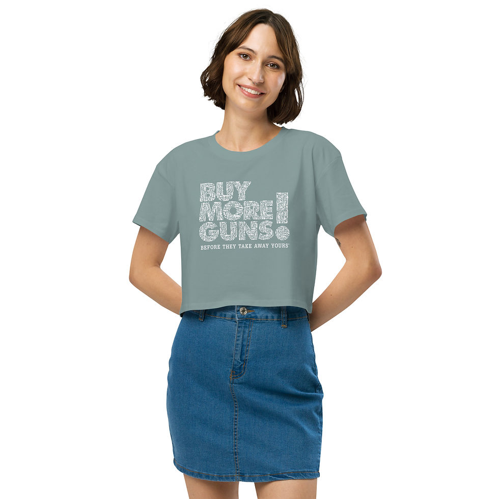 Thumbnail: Buy More Guns, Women's Crop Top