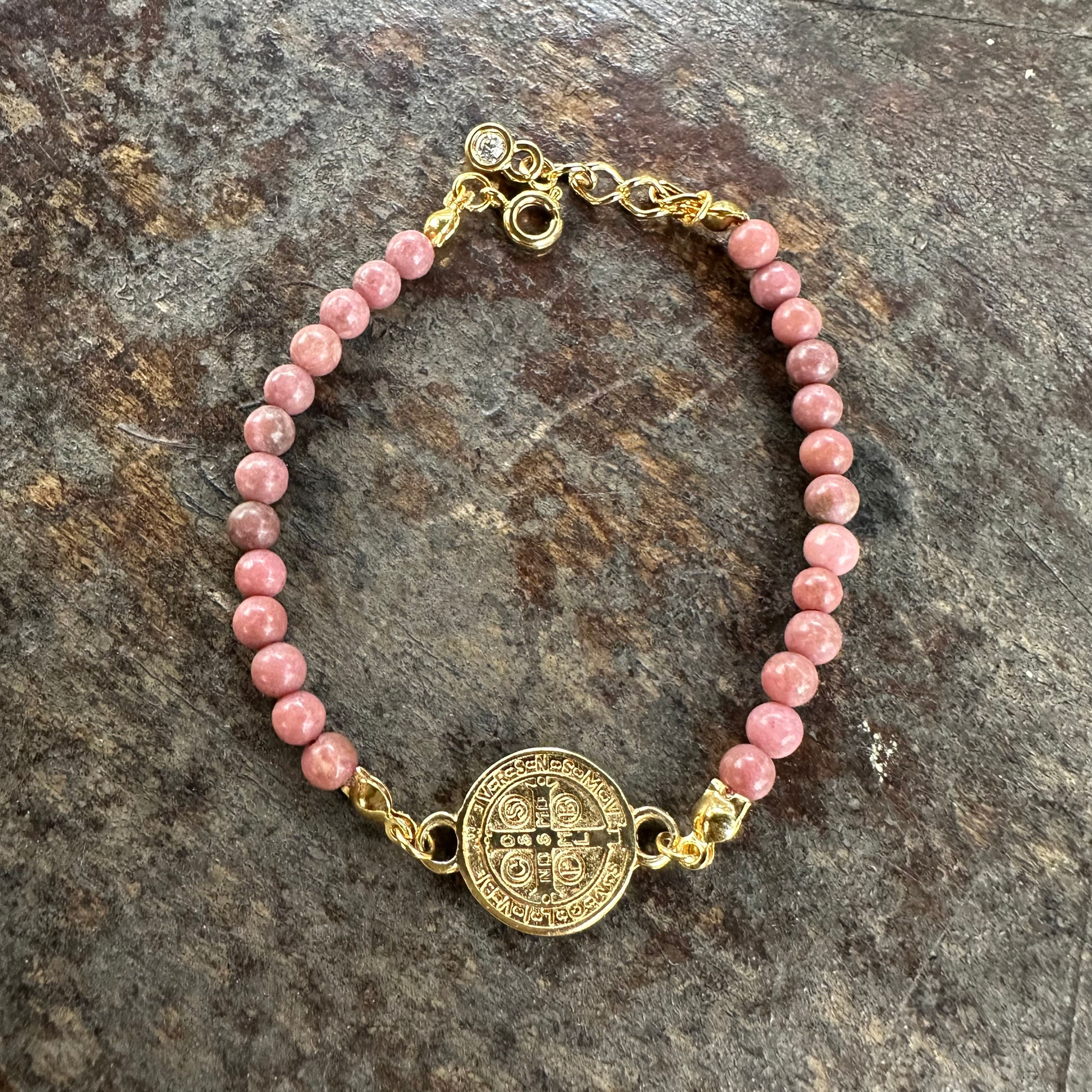 Pulseira São Bento Rosé