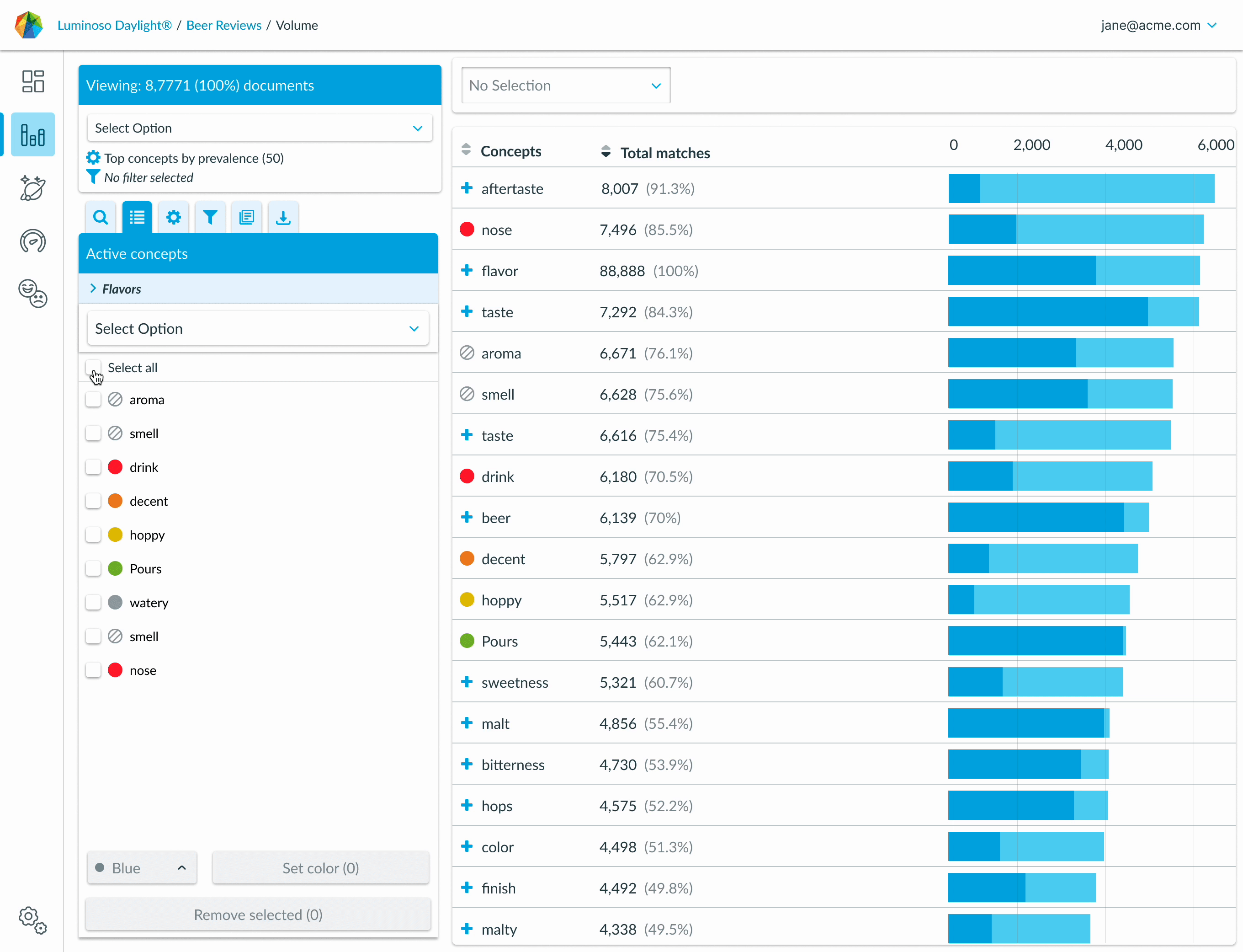 animated screen capture showing picking color