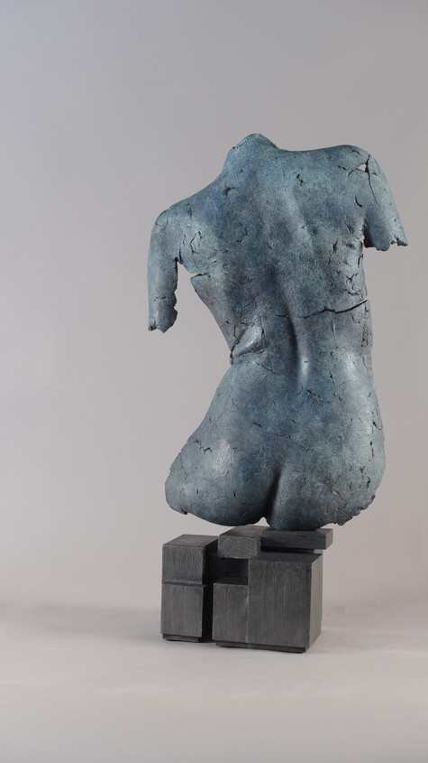 Merete 80 x 41 x 21cm Patinated Bronze Original Work No. 1/8