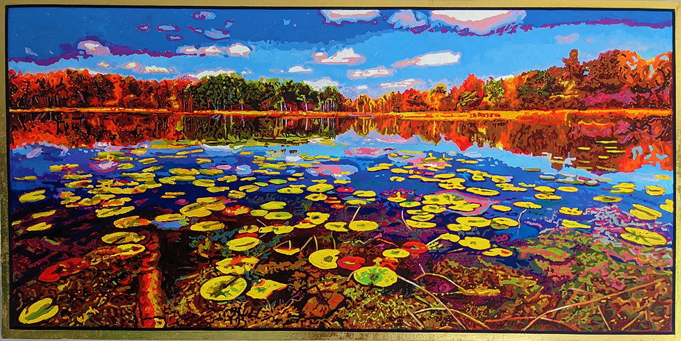 Lilies. Autumn parade