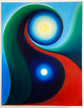 Two Times
Oil and acrylic on canvas
11 x 14"
2020