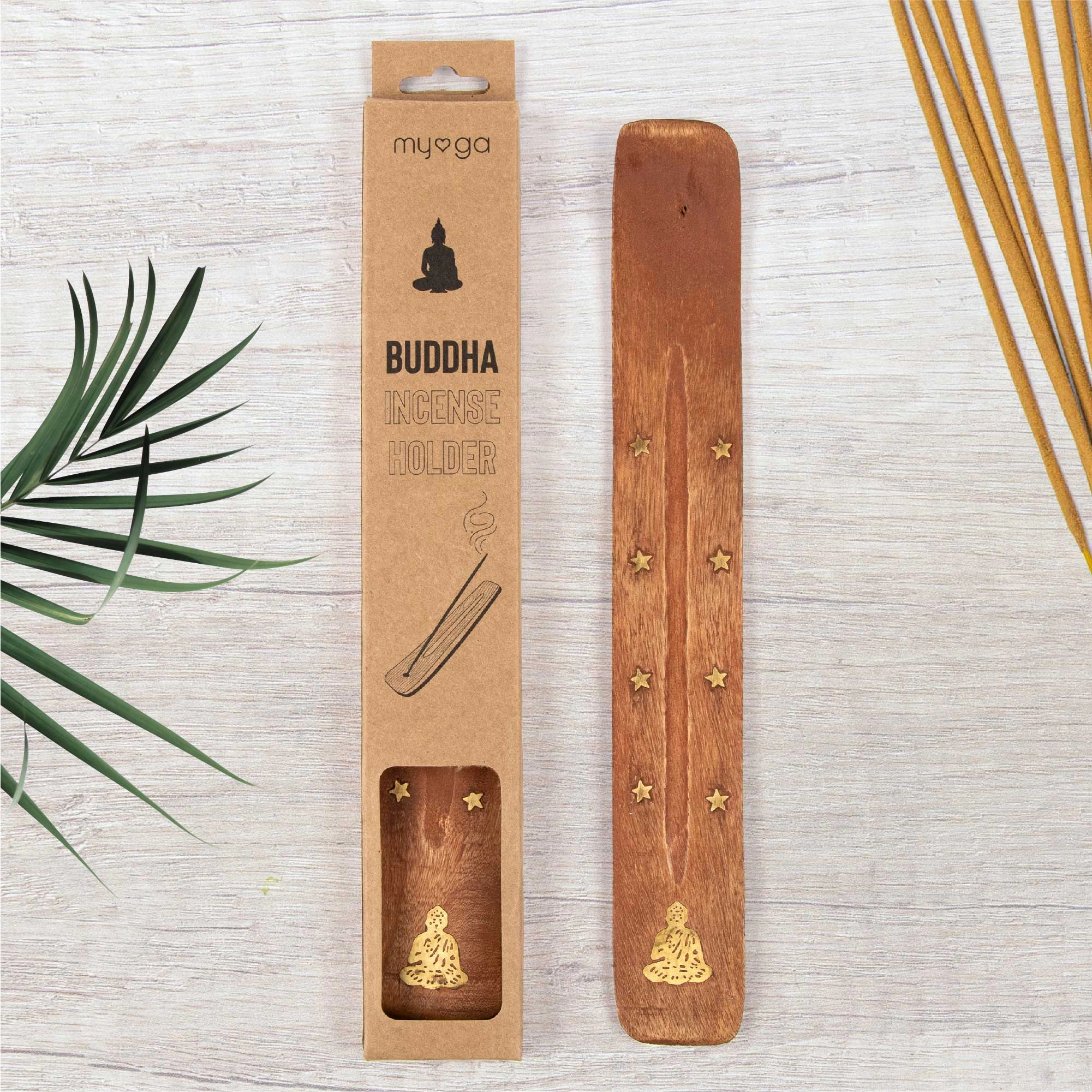 Thumbnail: Wooden BUDDHA Incense Holders