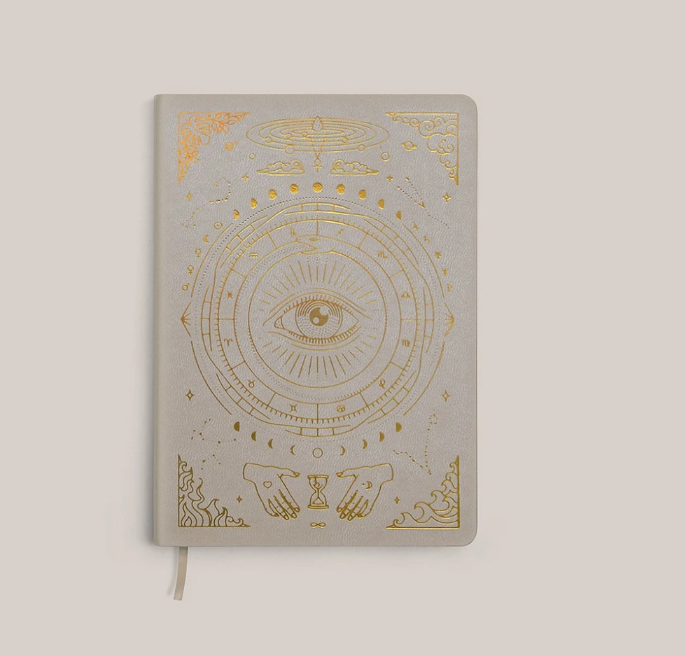 Stone Rose MOI Vegan Leather POCKET Journal - Lined