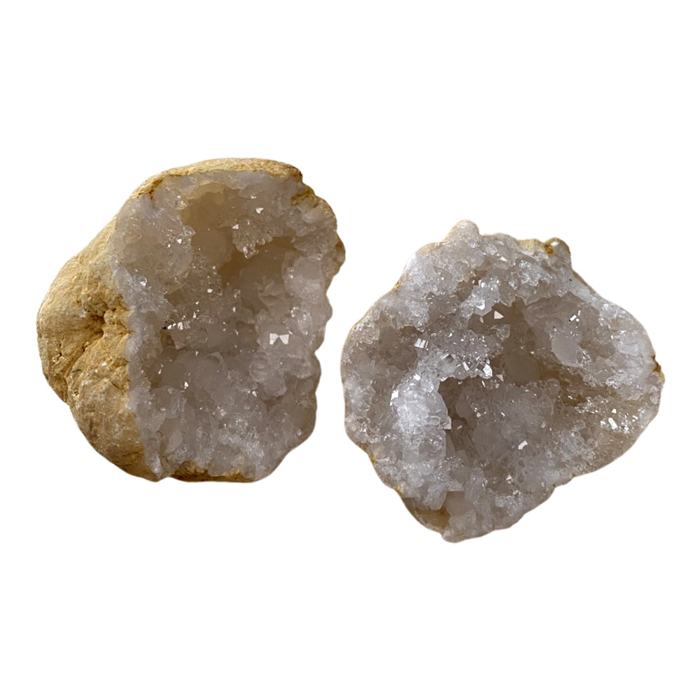 Thumbnail: White Quartz Geode Crystals