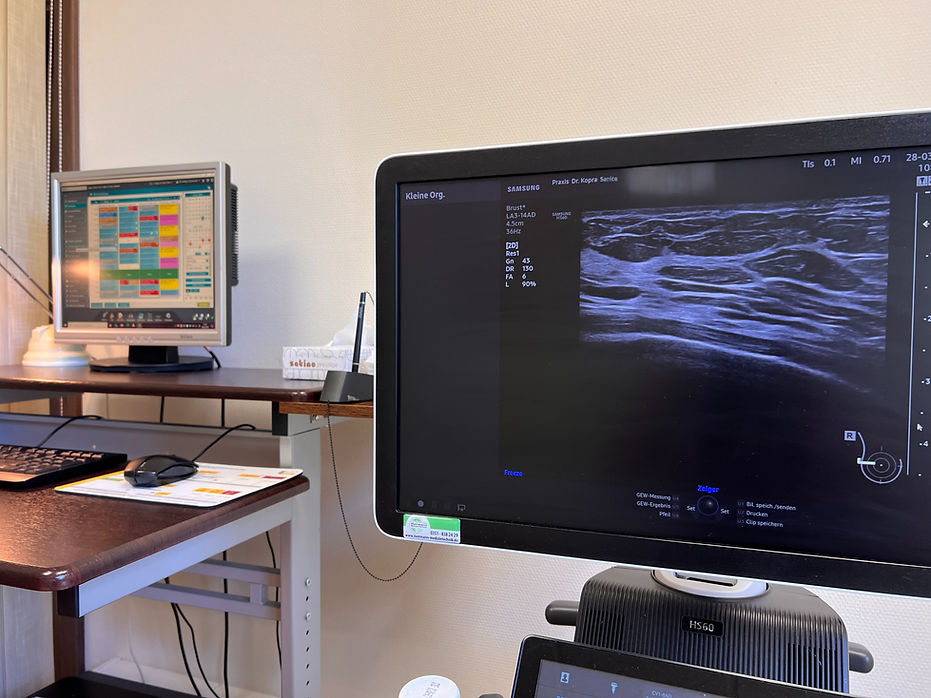 Ultraschall der Brustdrüse: Eine schonende und wichtige Untersuchung