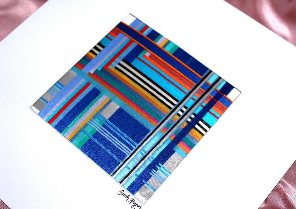 Kollur Woven Textile Artwork Sarah Flynn Design