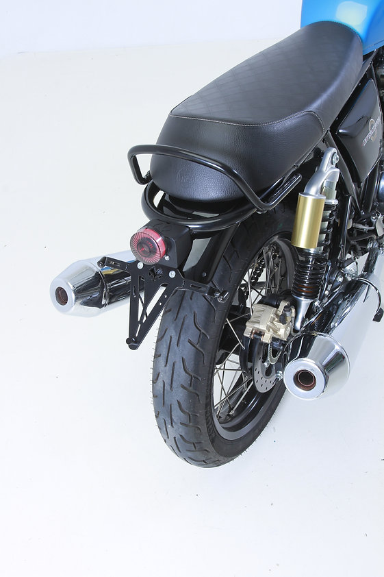support plaque immatriculation vintage royal enfield interceptor GT 650