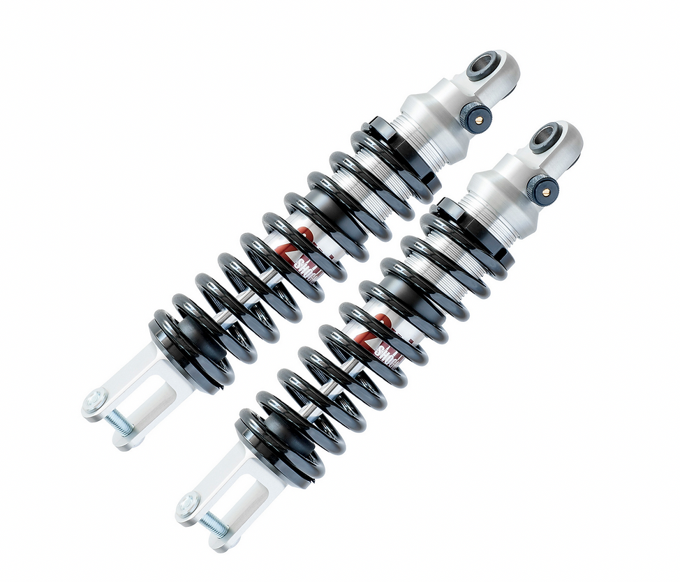 Bi-amortisseur 2WIN aluminium royal enfield super meteor 650 2023 à 2024 vue focus produit face