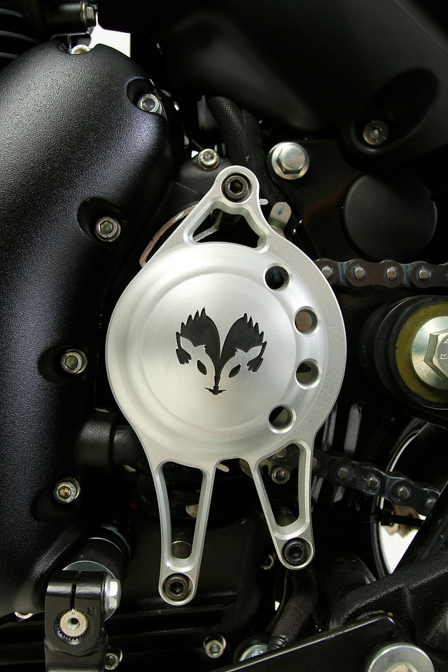 protection pignon sortie de boîte royal enfield hunter 350