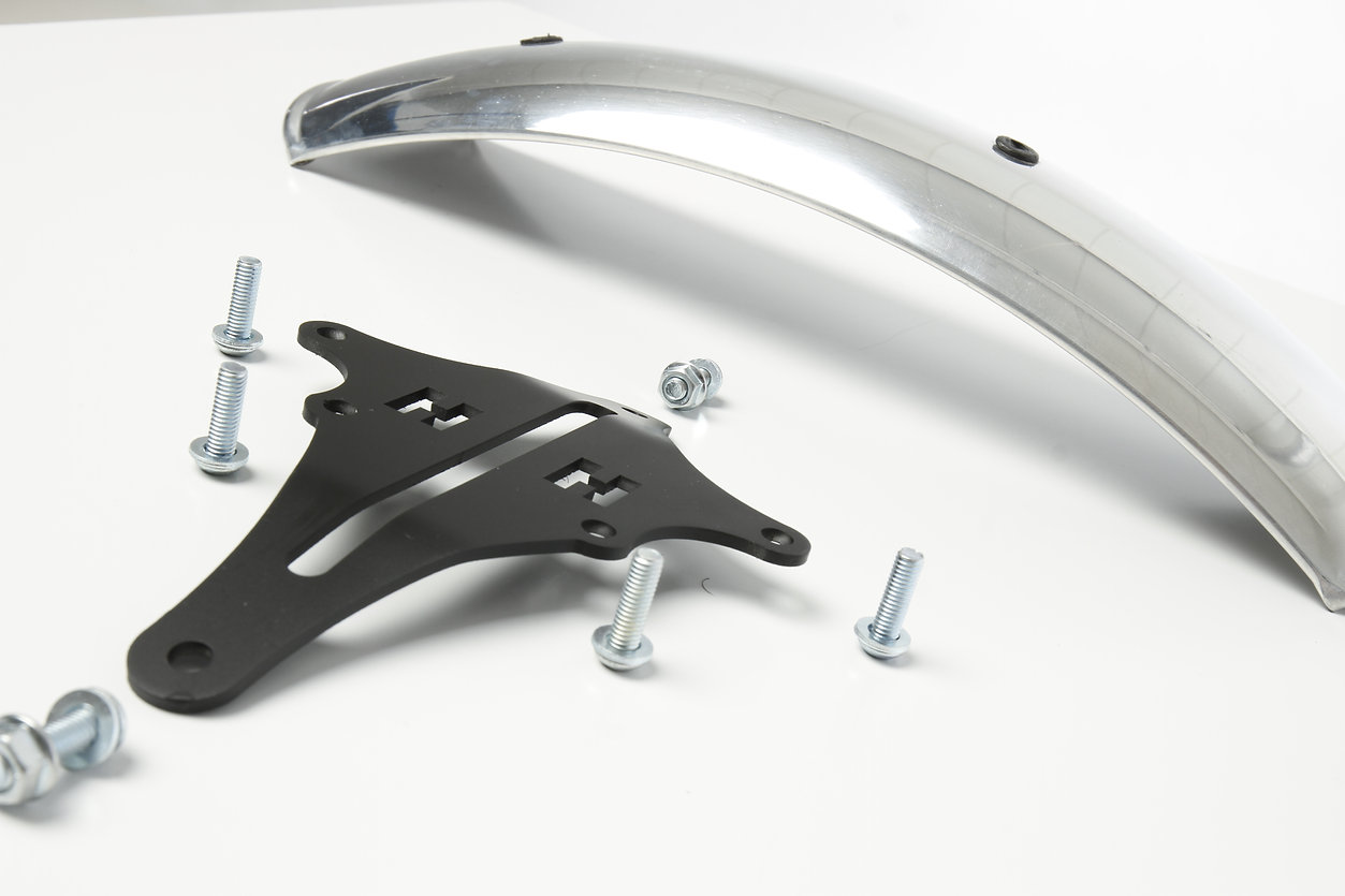 garde boue haut scambler royal enfield interceptor GT 650 vue focus produit déta