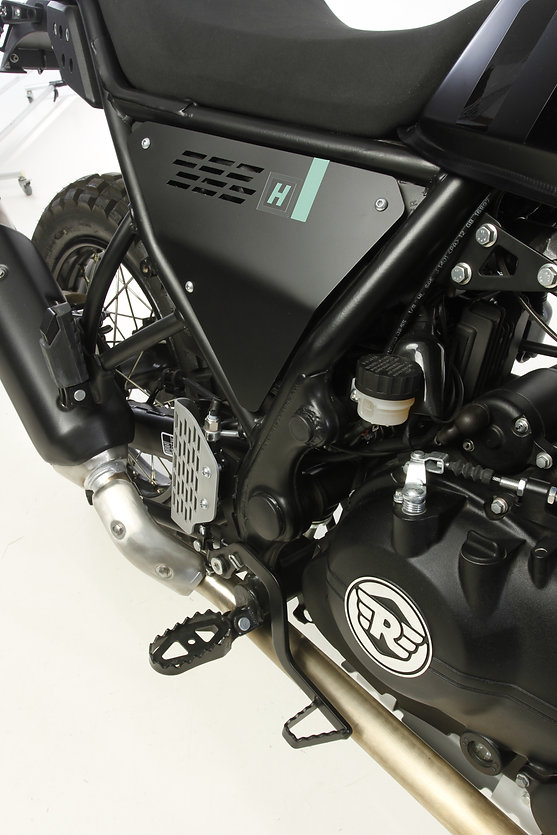 caches latéraux aluminium royal enfield himalayan 411