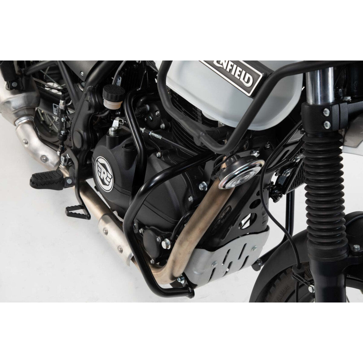 crashbar royal enfield himalayan 411 vue focus produit face