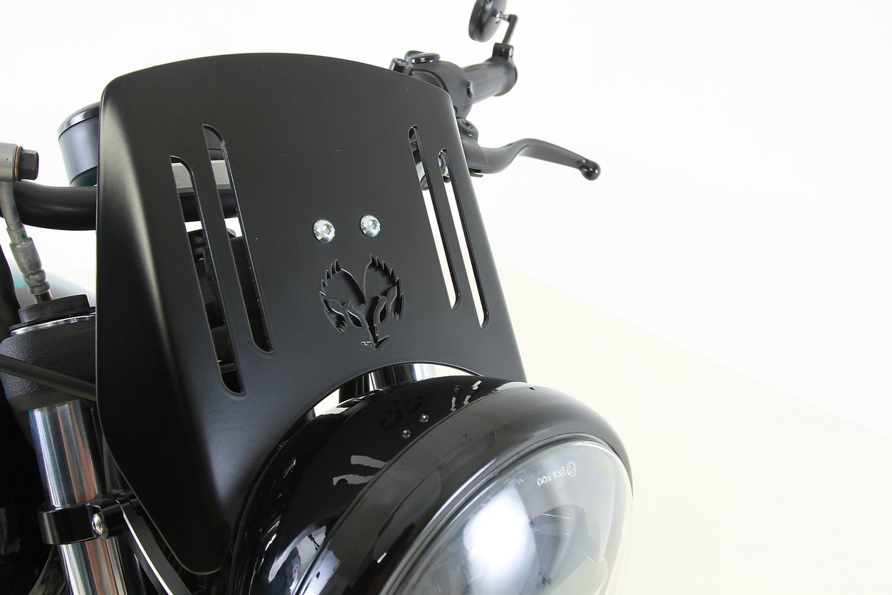 saut de vent aluminium royal enfield hunter 350