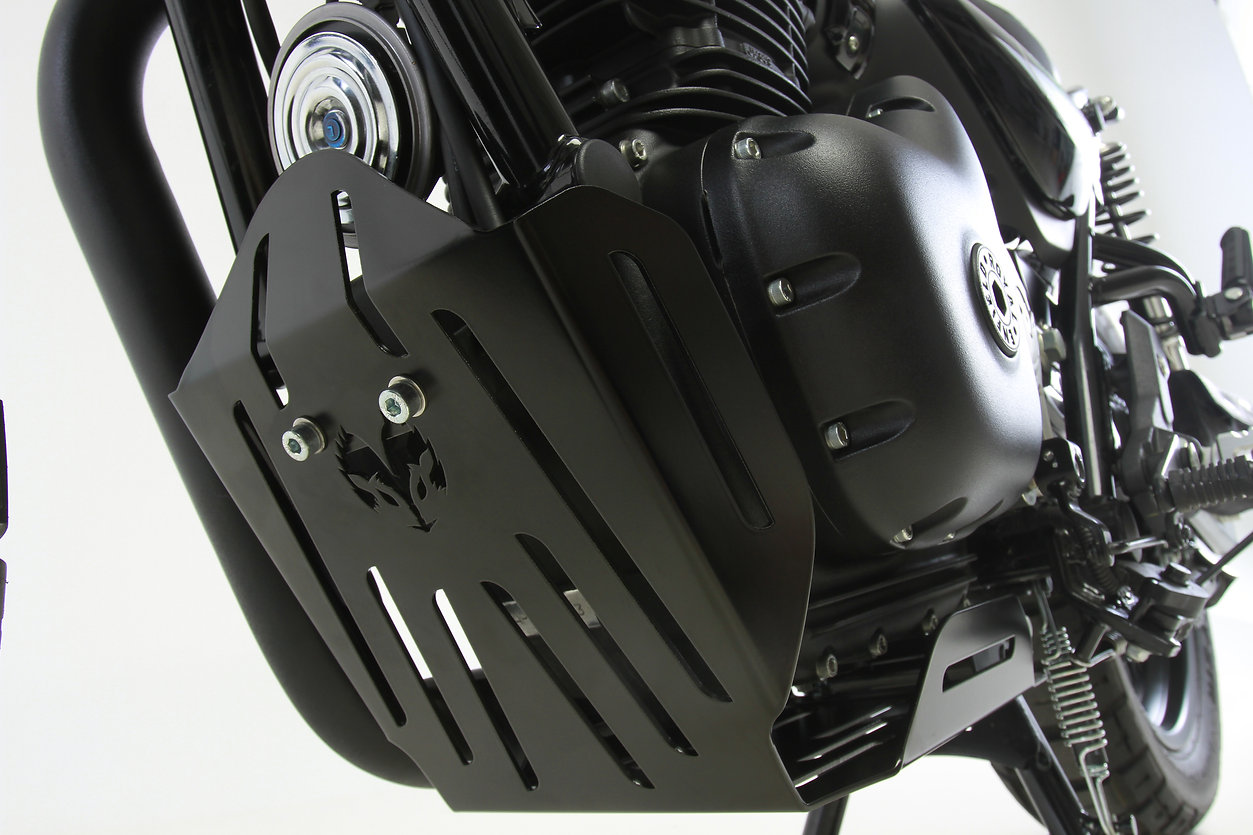 sabot moteur aluminium royal enfield hunter 350