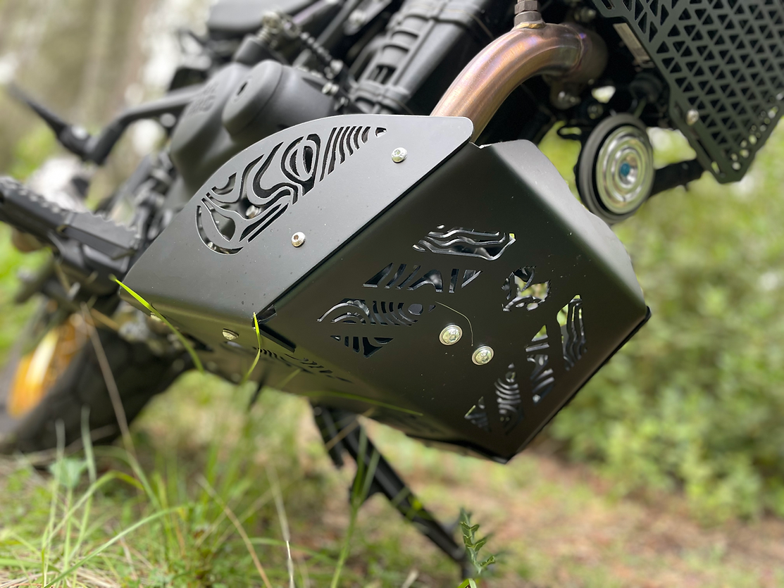 sabot moteur aluminium royal enfield himalayan 450