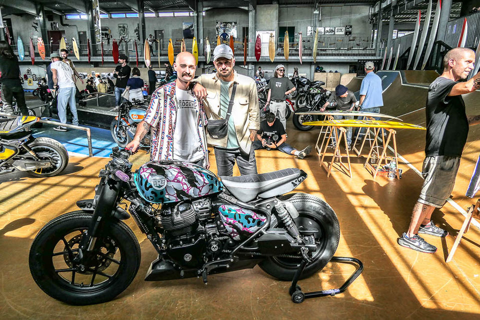 Royal Enfield custom motorcycles lifestyle atelier