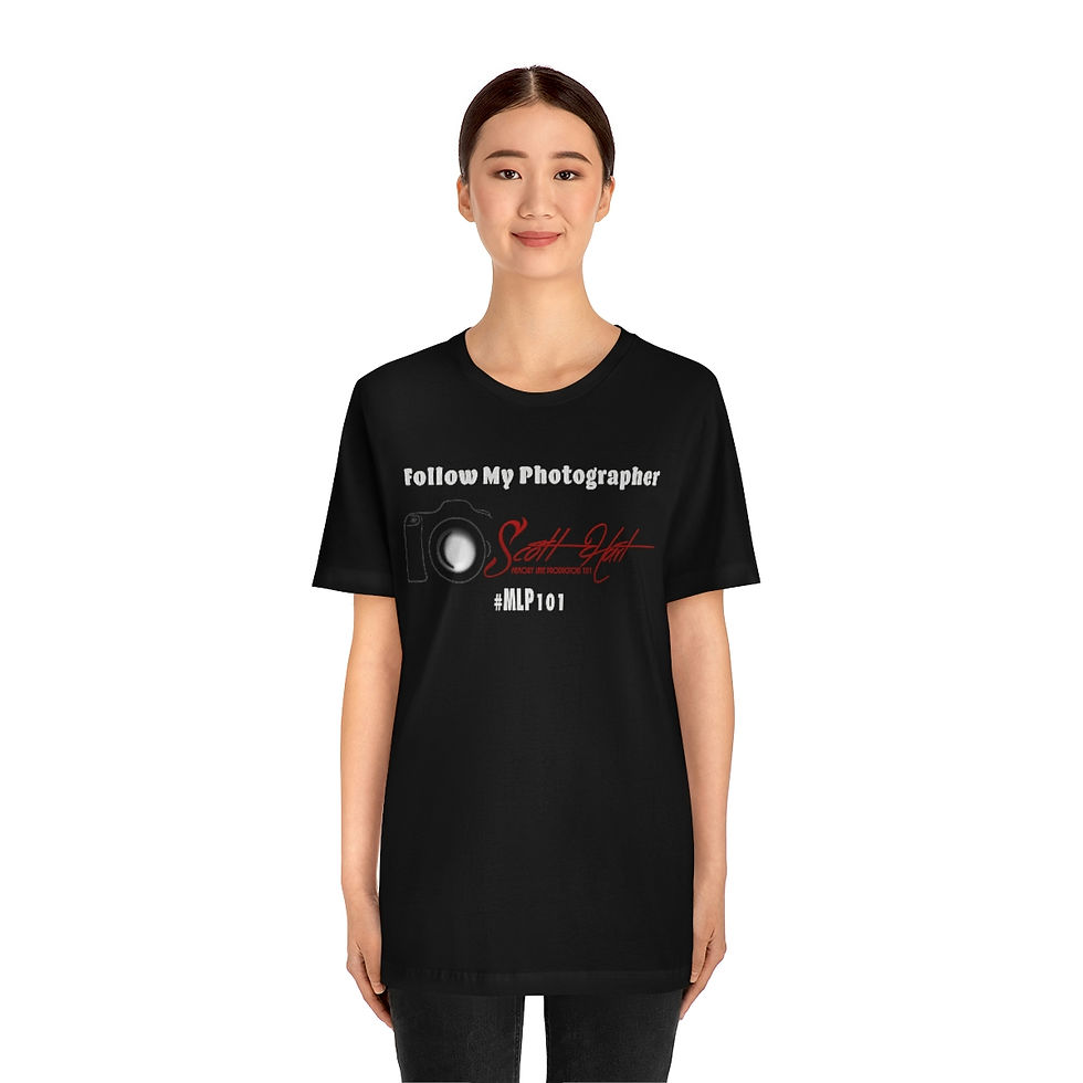 Thumbnail: Unisex Jersey Short Sleeve Tee Follow My Photographer