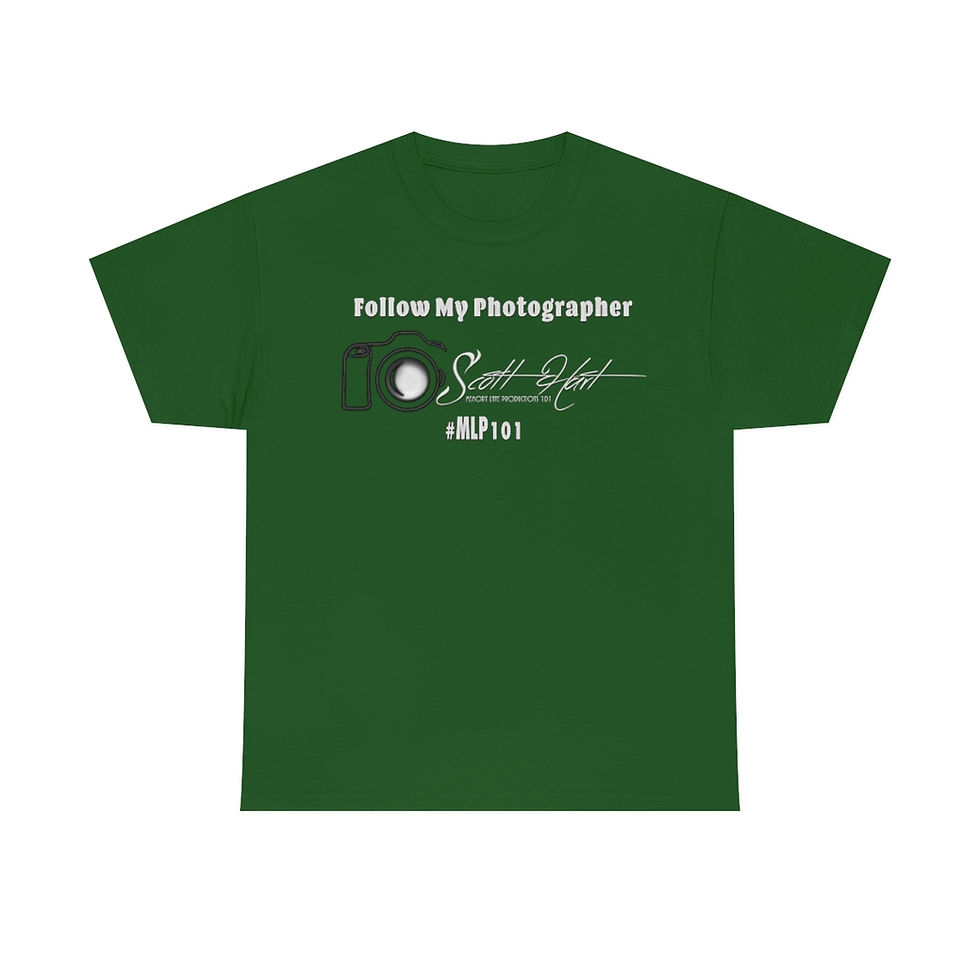 Thumbnail: Unisex Heavy Cotton Tee Follow My Photographer