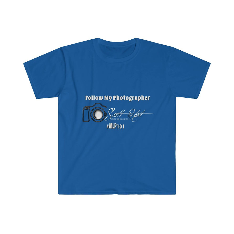 Thumbnail: Men's Fitted Short Sleeve Tee - Follow My Photographer