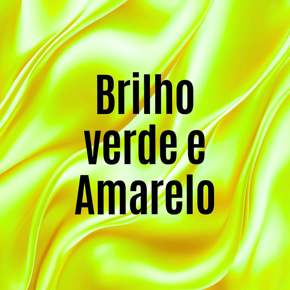 cor brilho verde e amarelo