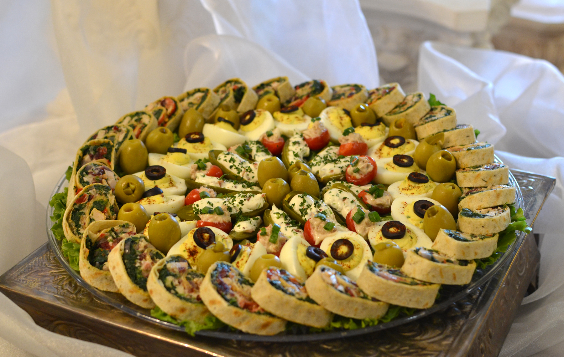 Arranged Food and Objects