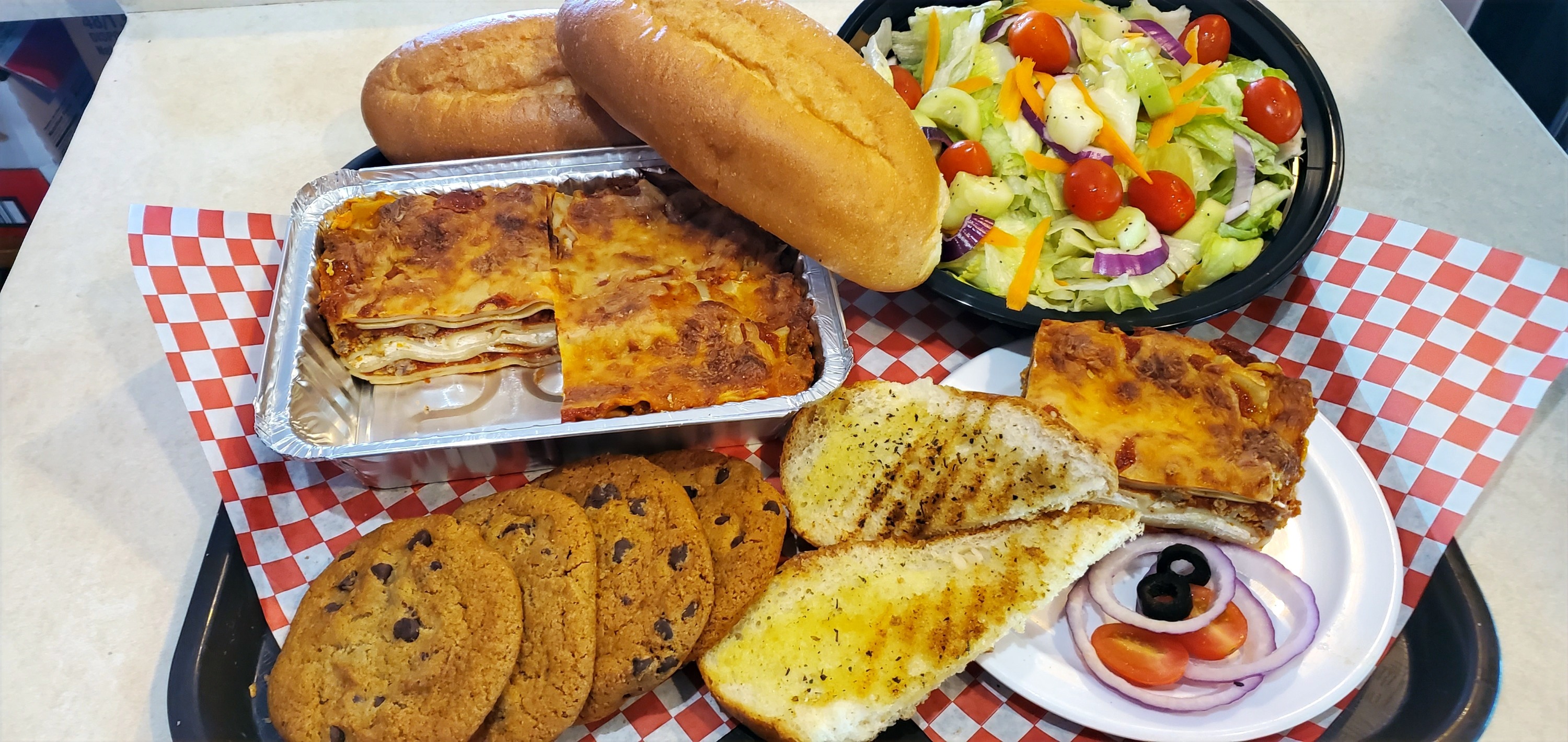 Arranged Food and Objects