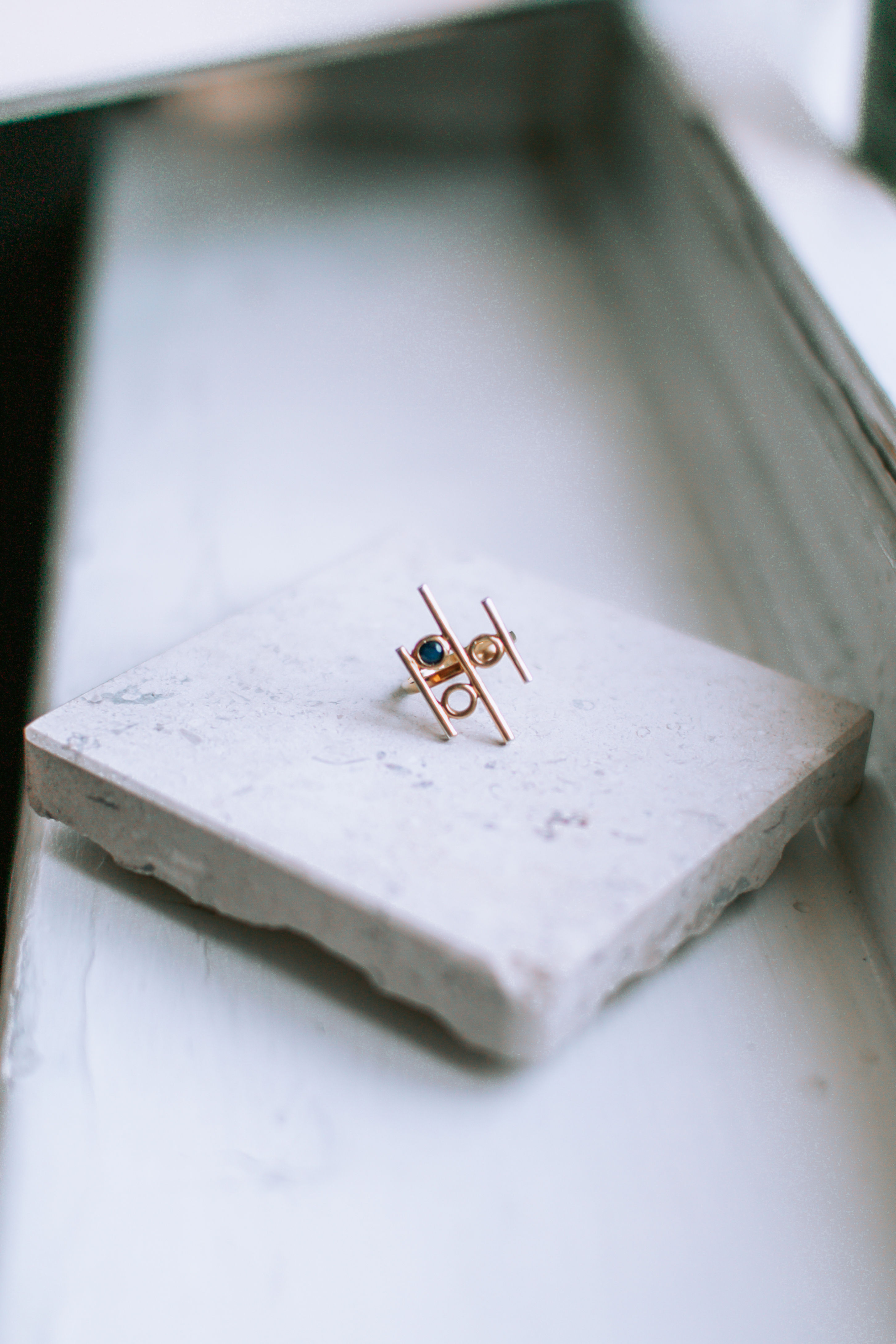 Kaviya gold - ring