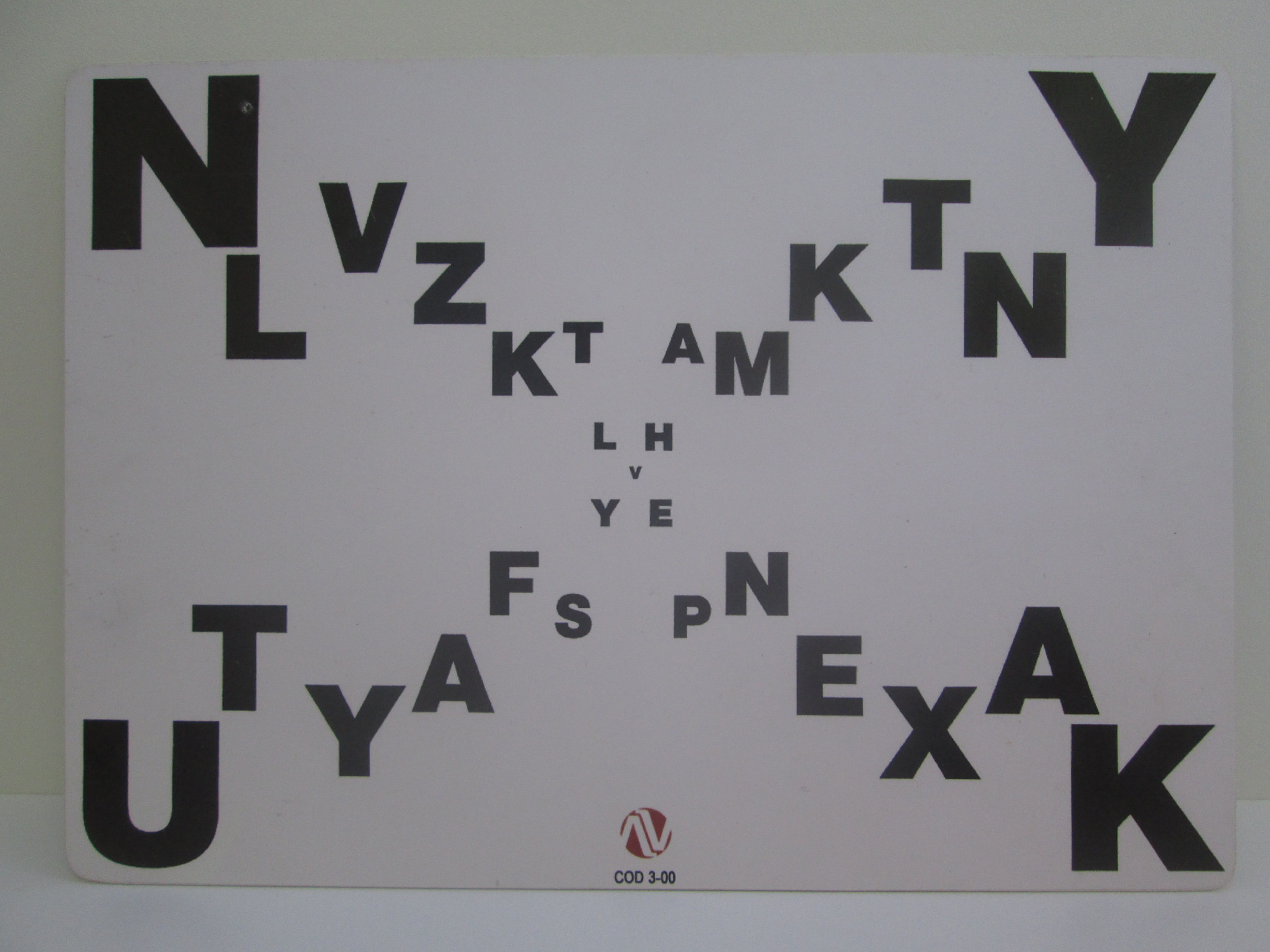 Carta Visão Periférica