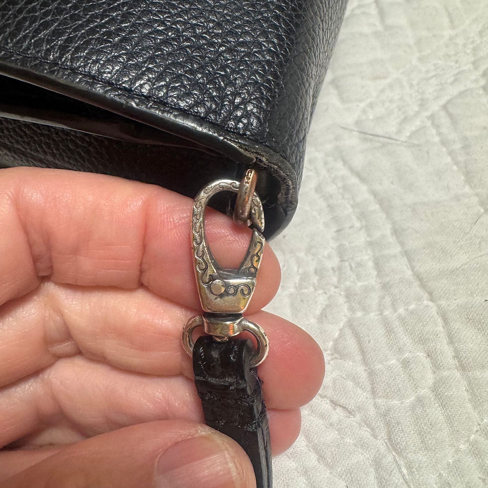 Thumbnail: Coach Black Leather Wallet Purse