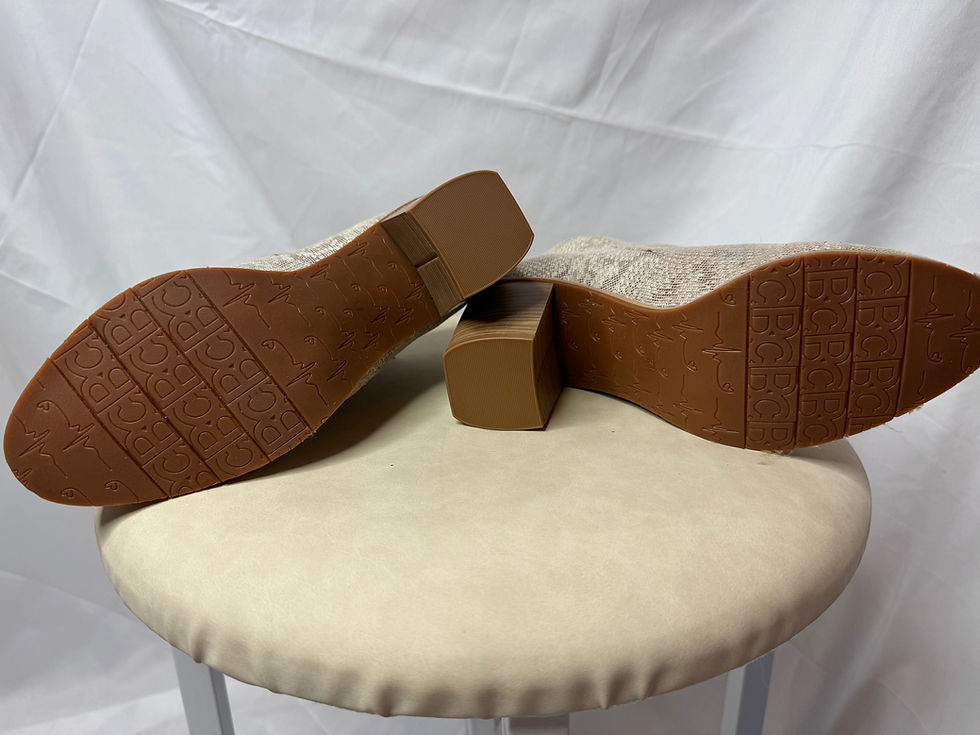 Thumbnail: BC Born In California Beige Snakeskin  Ankle boot SZ7.5