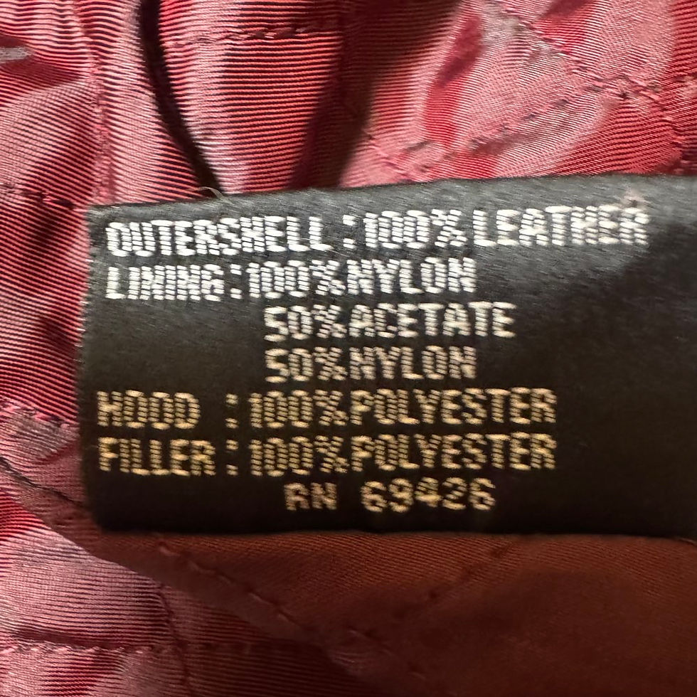 Thumbnail: Vintage 1986 Wilsons Hooded Quilted Lined Leather Jacket w/ Hood