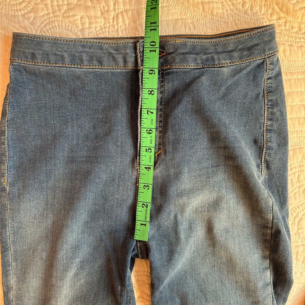 Thumbnail: Free People Riley Slit Skinny Jeans SZ 27/SM