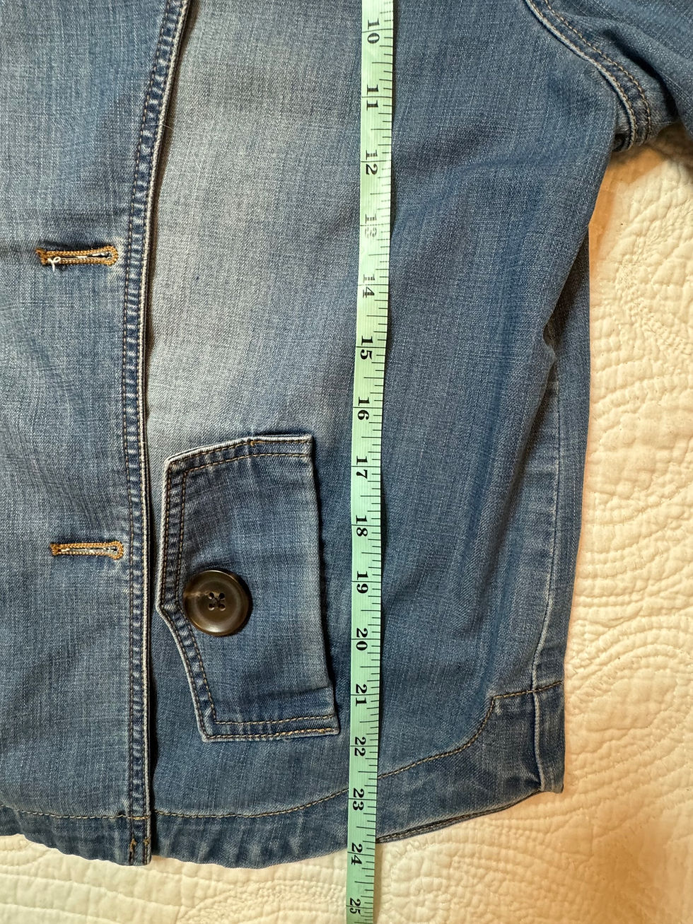 Thumbnail: Chico Modern Denim Trench Jacket